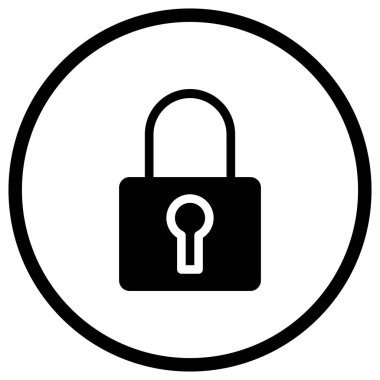 Padlock Vector Icon Design Illustration