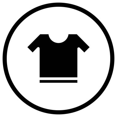 Gömlek Vektörü Simgesi Tasarım İllüstrasyonu