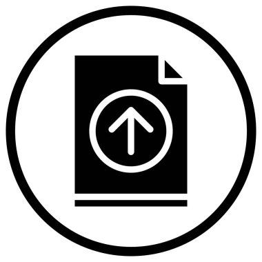 Vektör Simgesi Tasarım İllüstrasyonunu Yükle