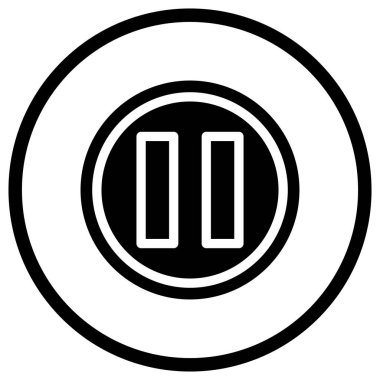 Vektör Simgesi Tasarım Resmini Duraklat