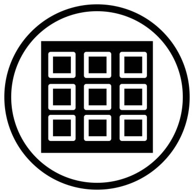 Menü Vektörü Simgesi Tasarım İllüstrasyonu