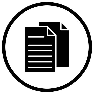 Dosya Vektörü Simgesi Tasarım İllüstrasyonu