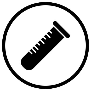 Test tübü Vektör Simgesi Tasarım İllüstrasyonu