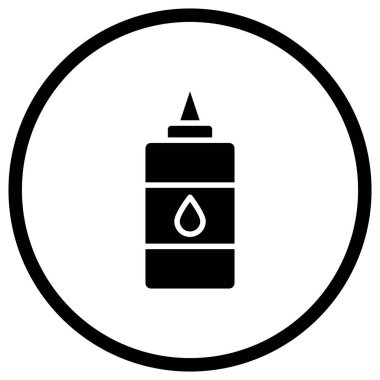 Yapıştırıcı Vektörü Simgesi Tasarım İllüstrasyonu