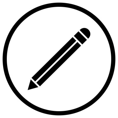 Kalem Vektörü Simgesi Tasarım İllüstrasyonu