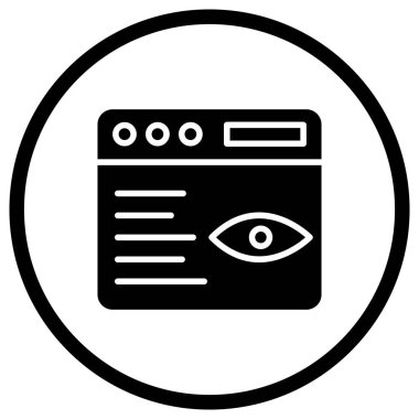 Etki Vektörü Simgesi Tasarım İllüstrasyonu