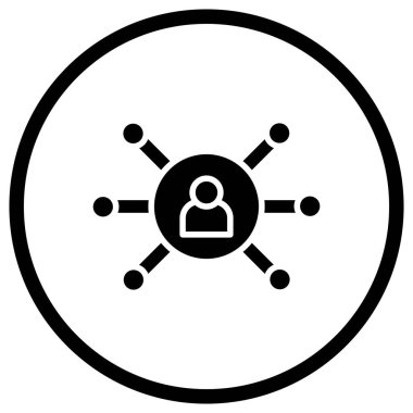 Ortak Pazarlama Vektörü Simgesi Tasarım İllüstrasyonu