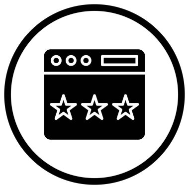 Geribildirim Vektörü Simgesi Tasarım İllüstrasyonu