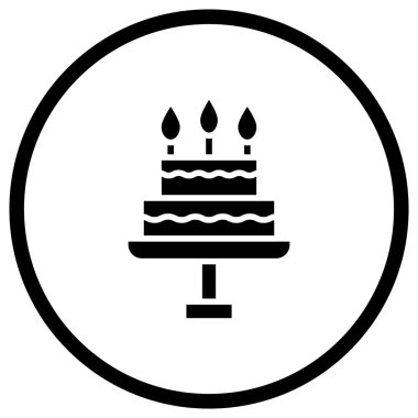 Pasta Vektörü Simgesi Tasarımı Çizimi