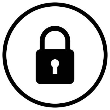 Padlock Vector Icon Design Illustration