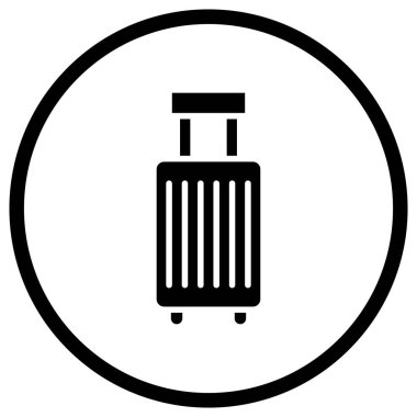 Çanta Vektör Simgesi Tasarım İllüstrasyonu