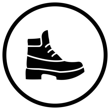 Çizme Vektörü Simgesi Tasarım Çizimi