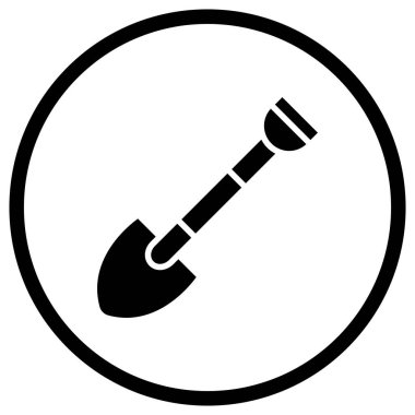 Kürek vektör ikonu tasarımı illüstrasyonu