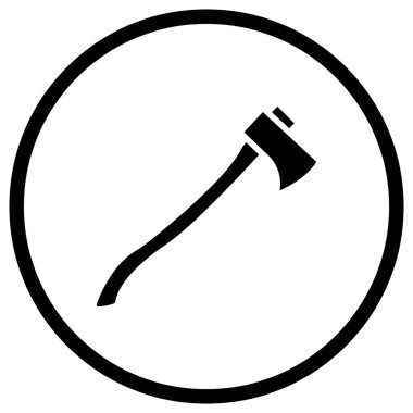 Axe Vektör Simgesi Tasarım İllüstrasyonu