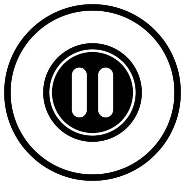 Vektör Simgesi Tasarım Resmini Duraklat