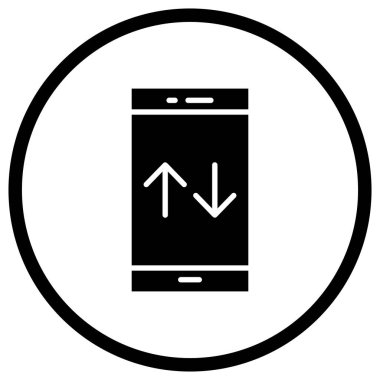 Mobil Veri Vektörü Simgesi Tasarım ResmiComment