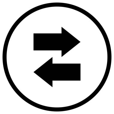 Aktarım Vektörü Simgesi Tasarım İllüstrasyonu