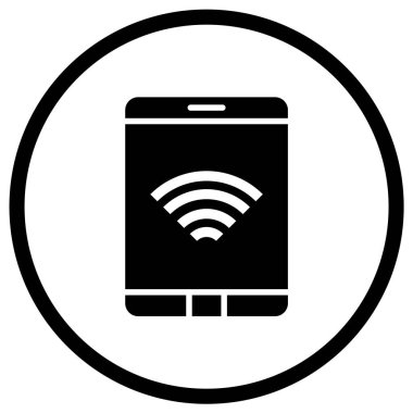 Tablet Vektör Simgesi Tasarım İllüstrasyonu