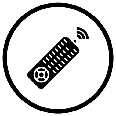 Uzaktan Denetim Vektör Simgesi Tasarım İllüstrasyonu