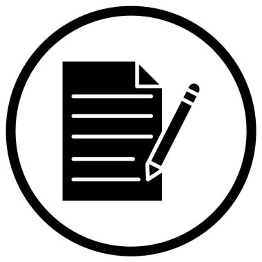 Vektör Simgesi Tasarım İllüstrasyonunu Yaz