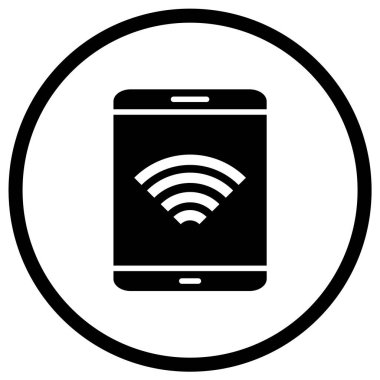 Tablet Vektör Simgesi Tasarım İllüstrasyonu