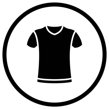 T-Shirt Vektör simgesi tasarımı illüstrasyonu