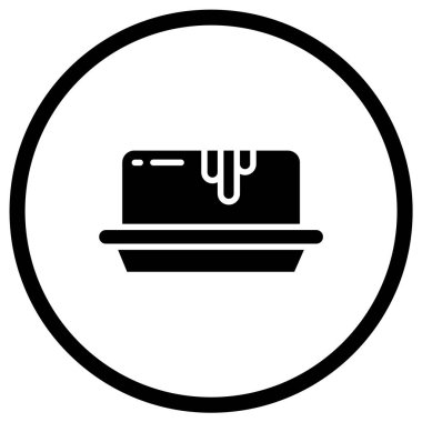 Tereyağı Vektörü Simgesi Tasarım Çizimi