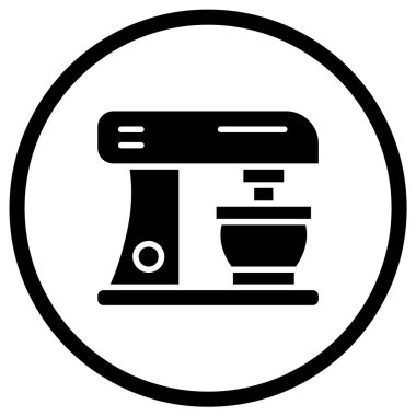 Karıştırıcı Vektör Simgesi Tasarım İllüstrasyonu