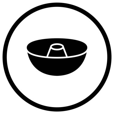 Kek kalıbı Vektör Simgesi Tasarım ResmiComment