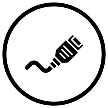 Ethernet Vektör Simgesi Tasarım İllüstrasyonu