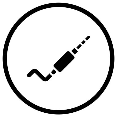 Ses Jack Vektör Simgesi Tasarım İllüstrasyonu