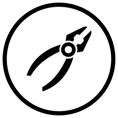 Plier Vektör Simgesi Tasarım İllüstrasyonu