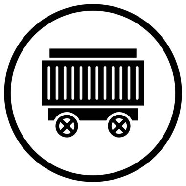 Taşıyıcı Vektör Simgesi Tasarım İllüstrasyonu