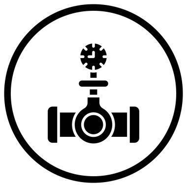 Pressure gauge Vector Icon Design Illustration clipart