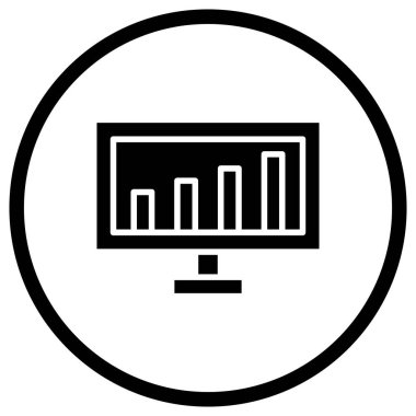 Analiz Vektörü Simgesi Tasarım İllüstrasyonu