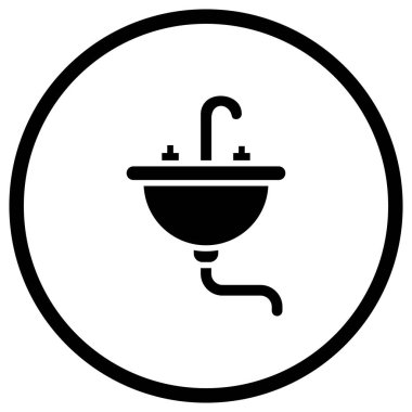 Batık Vektörü Simgesi Tasarım Çizimi