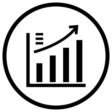 Büyüme Vektörü Simgesi Tasarım İllüstrasyonu