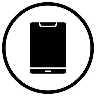 Tablet Vektör Simgesi Tasarım İllüstrasyonu