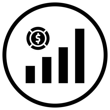 Ekonomi Vektörü Simgesi Tasarım İllüstrasyonu
