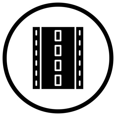 Runway Vektör Simgesi Tasarım İllüstrasyonu