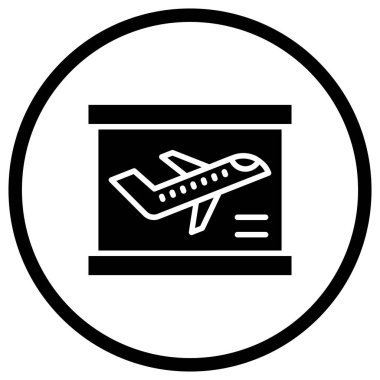 Ayrılış Vektörü Simgesi Tasarım İllüstrasyonu