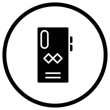 Mobil Vector Simgesi Tasarım İllüstrasyonu