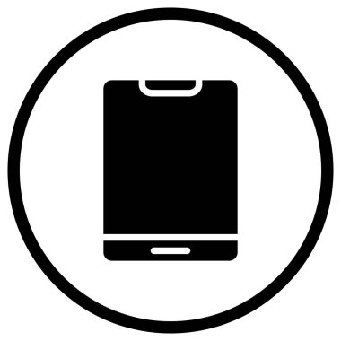 Tablet Vektör Simgesi Tasarım İllüstrasyonu
