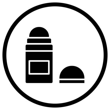 Deodorant Vektör Simgesi Tasarım Çizimi