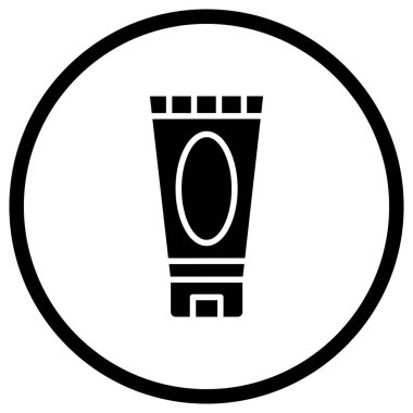 Traş köpüğü Vektör Simgesi Tasarımı Çizimi