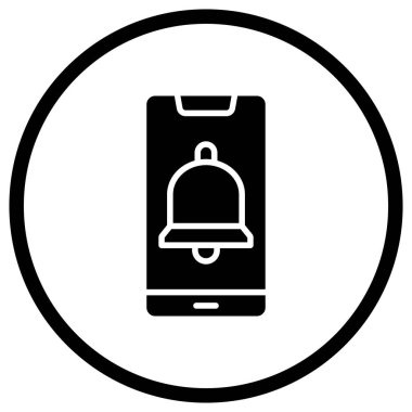 Alarm Vektörü Simgesi Tasarım İllüstrasyonu