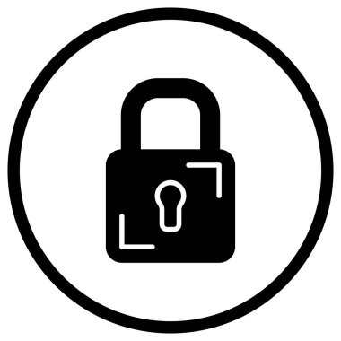 Padlock Vector Icon Design Illustration