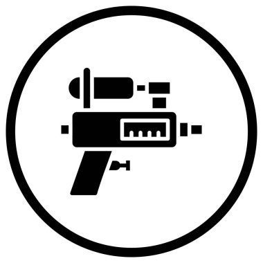 Su tabancası Vektör Simgesi Tasarım Çizimi