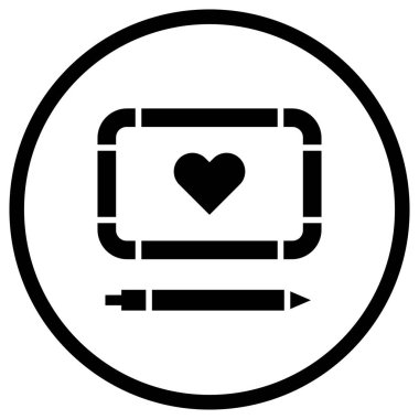 Manyetik Tahta Vektör Simgesi Tasarım İllüstrasyonu