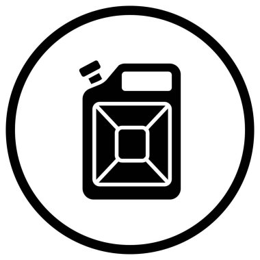 Eko yakıt Vektör Simgesi Tasarım İllüstrasyonu